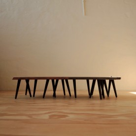 REST TABLES, handmade by P. Allaeys 